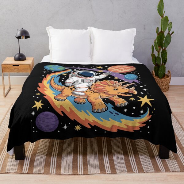 Item preview, Astronaut Planets Dino Triceratops Dinosaur Space Galaxy designed and sold by joyouartArt.
