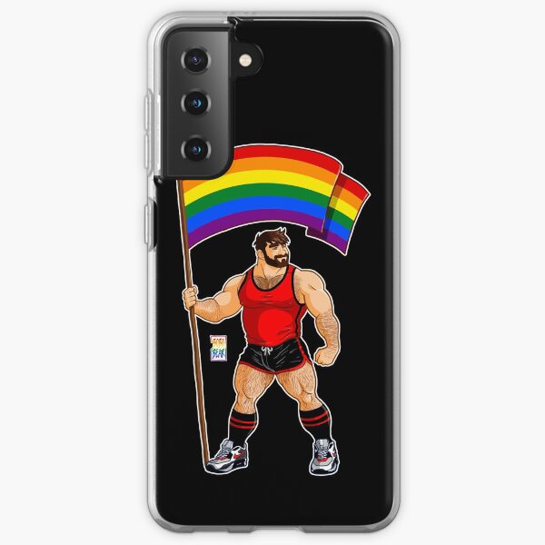 ADAM LIKES PRIDE FLAG - RED OUTFIT Samsung Galaxy Soft Case
