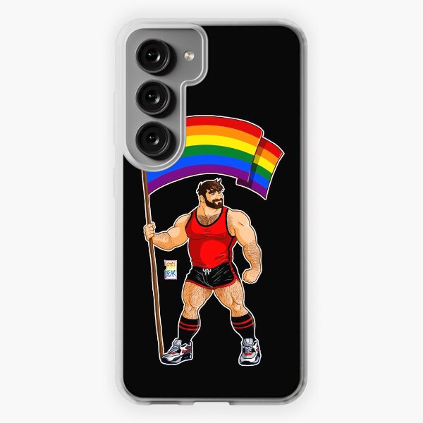 ADAM LIKES PRIDE FLAG - RED OUTFIT Samsung Galaxy Soft Case