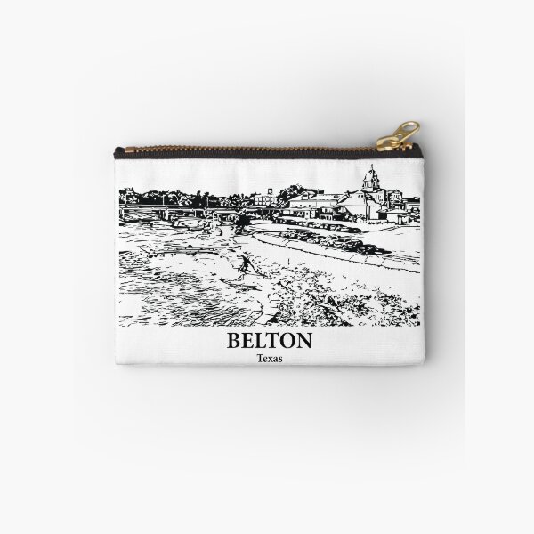 Item preview, Belton TX - Ink Cityscape Illustration designed and sold by Lakeric Cityscapes.