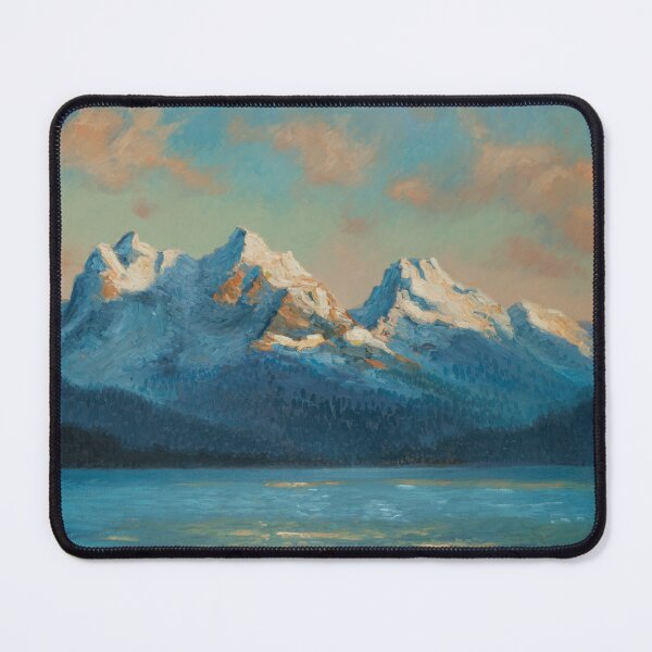 Item preview, Snowy Mountain Lake designed and sold by THOMAS WINDSOR.