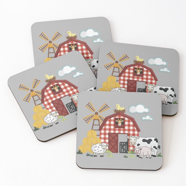 Item preview, Barn Animals Embroidery Look designed and sold by theartfulaspie.