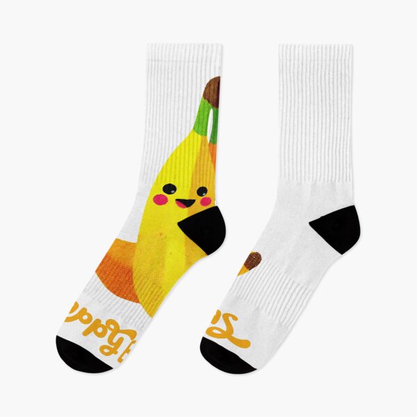 Item preview, Happy Bananas Cheerful Cartoon Fruit Art designed and sold by ForeverPrintsOK.