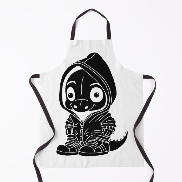 Item preview, Small urban dinosaur (black) designed and sold by Lagueny.