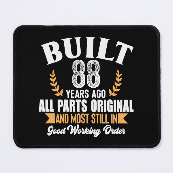 Item preview, Built 88 Years Ago – All Parts Original & Still in Good Working Order Funny Vintage Birthday Shirt designed and sold by popcorntot.