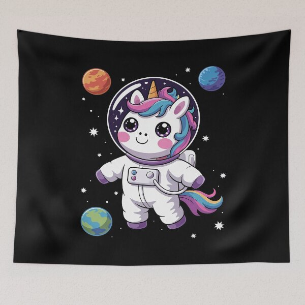 Item preview, Astronaut Unicorn Cute Space Galaxy Toddler Girls Kids Women designed and sold by joyouartArt.