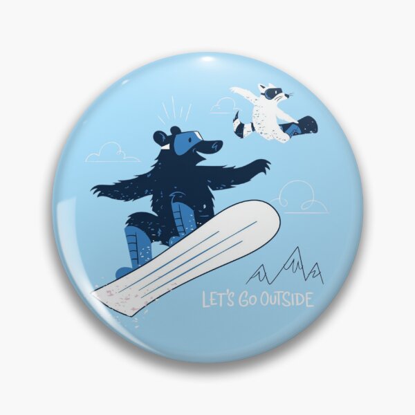 Item preview, Snowboard Bear Let’s Go Outside designed and sold by Oniyasha.