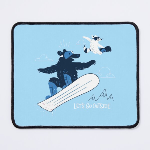 Item preview, Snowboard Bear Let’s Go Outside designed and sold by Oniyasha.