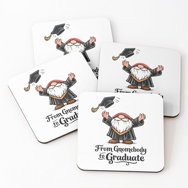 Item preview, From Gnomebody to Graduate – Cute Graduation Gnome Illustration designed and sold by Moriarty's Digital Visions.