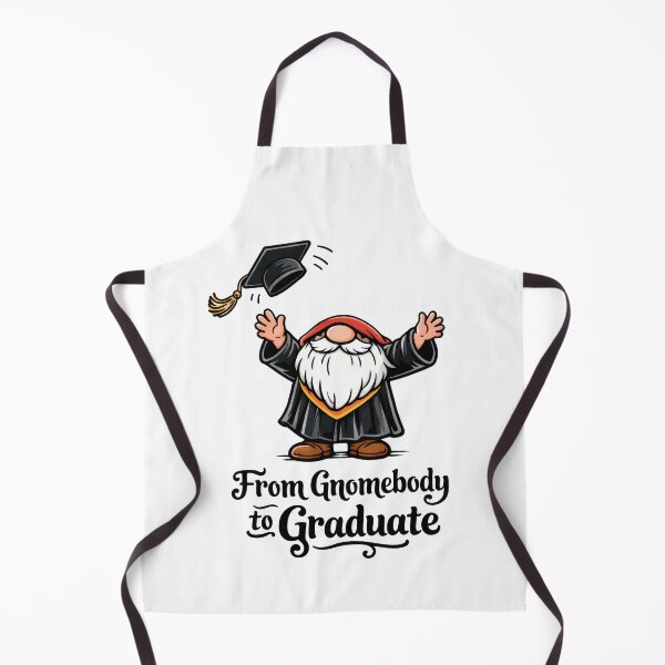 Item preview, From Gnomebody to Graduate – Cute Graduation Gnome Illustration designed and sold by Moriarty's Digital Visions.