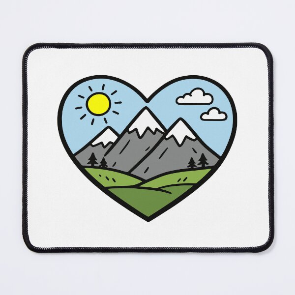 Item preview, Mountain Heart designed and sold by SnappyPNG.