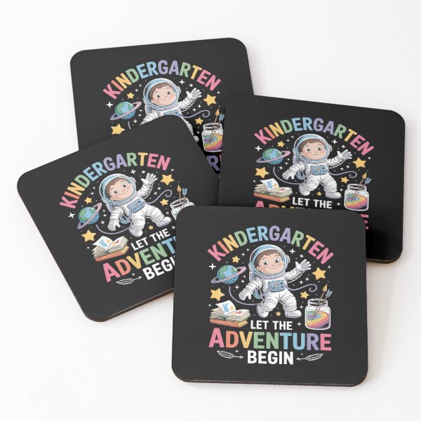 Item preview, Back School Astronaut Kindergarten Let The Adventure Begin designed and sold by joyouartArt.