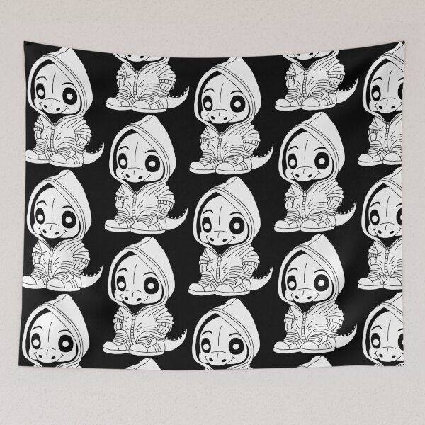 Item preview, Small urban dinosaur (white) designed and sold by Lagueny.