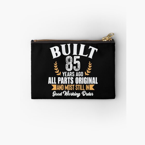 Item preview, Built 85 Years Ago – All Parts Original and Mostly Still in Good Working Order Vintage Birthday Shirt designed and sold by popcorntot.