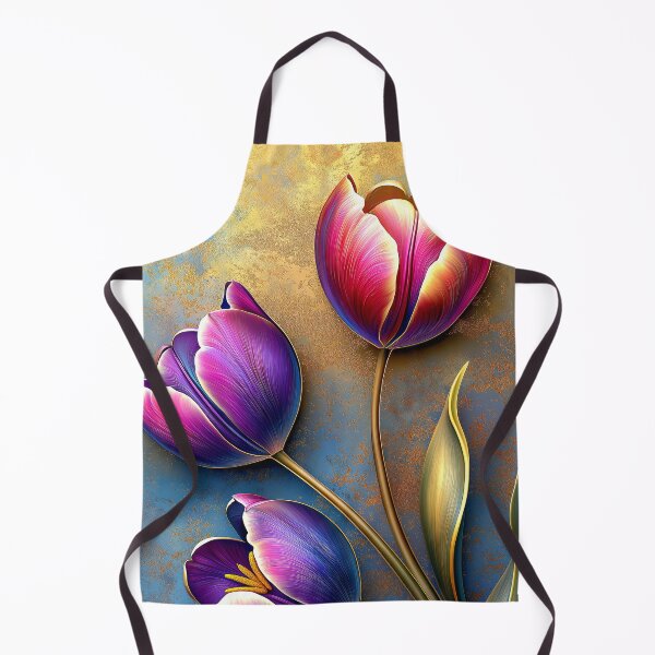 Artikelvorschau, Elegante Tulpen in Lila, Rot und Blau entworfen und verkauft von MargaretWiktor.