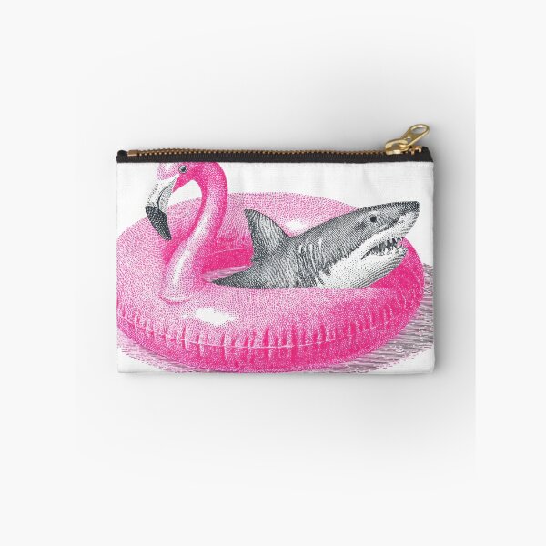 Item preview, Flamingo float with a shark inside designed and sold by anytka.