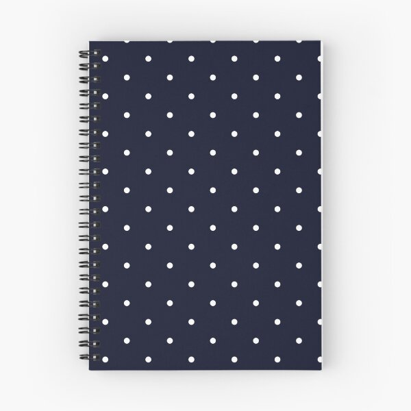 Item preview, Navy blue and white Polka dot pattern designed and sold by RishabhArts1.