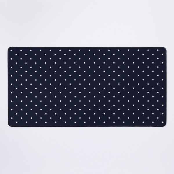 Item preview, Navy blue and white Polka dot pattern designed and sold by RishabhArts1.