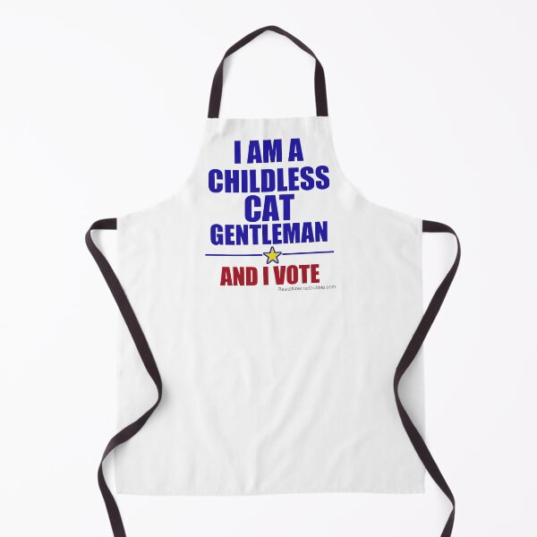 Item preview, Childless Cat Gentleman - And I Vote designed and sold by ResistNow.