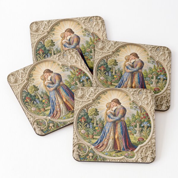 Item preview, The Sacrament of the Kiss beneath the vaults of ancient Eden designed and sold by KunstGeist.