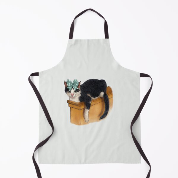 Item preview, Cat with Pretty Polka Dotted Bow designed and sold by JoyfulWhimsy.