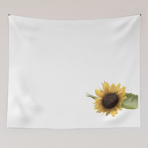 Item preview, Bright yellow sunflower with detailed petals and dark center, isolated on white background—fresh, vibrant botanical element for natural-themed designs. designed and sold by pipikijung.