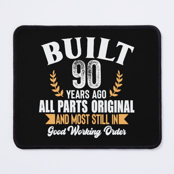 Item preview, Built 90 Years Ago Funny Birthday Shirt – Vintage 90th Birthday Gift Tee designed and sold by popcorntot.