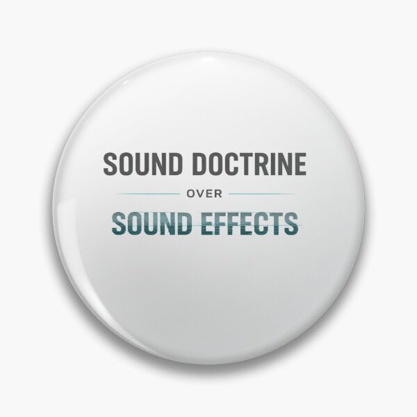 Item preview, Sound Doctrine Over Sound Effects – Modern Christian Typography Design designed and sold by astersgraphics.