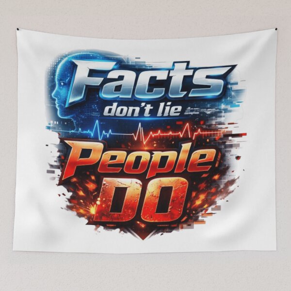 Item preview, Facts Don’t Lie, People Do – Truth Quote Design designed and sold by JonathanP514.