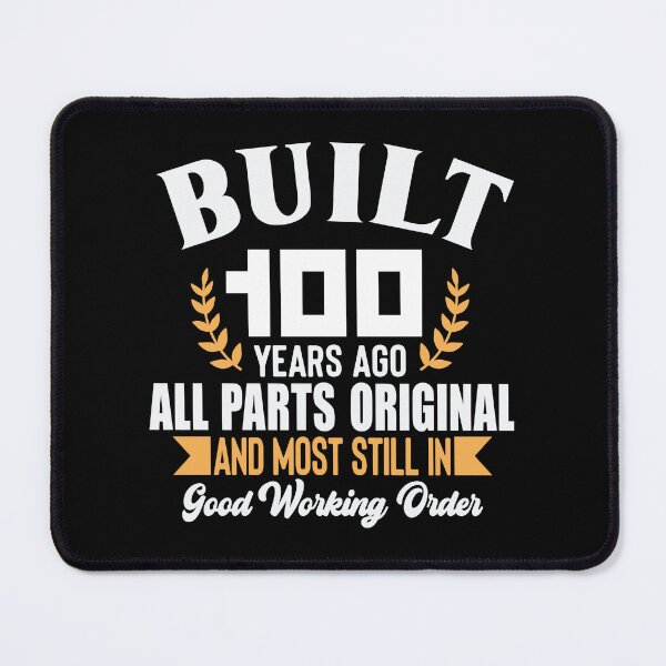 Item preview, Built 100 Years Ago Funny Birthday Shirt – Vintage 100th Birthday Gift Tee designed and sold by popcorntot.