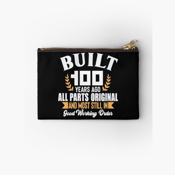 Item preview, Built 100 Years Ago Funny Birthday Shirt – Vintage 100th Birthday Gift Tee designed and sold by popcorntot.
