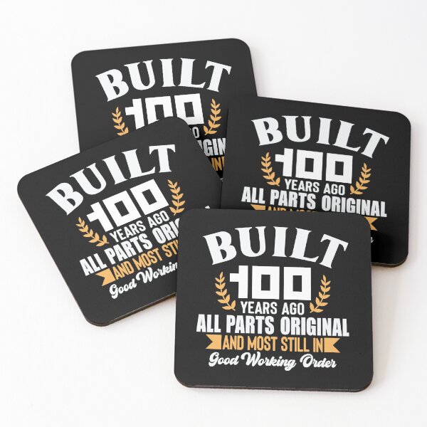 Item preview, Built 100 Years Ago Funny Birthday Shirt – Vintage 100th Birthday Gift Tee designed and sold by popcorntot.