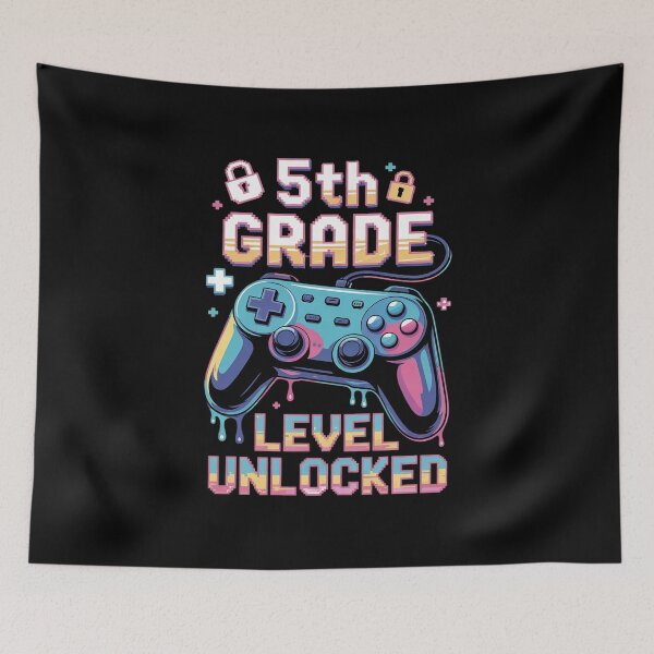 Item preview, Back to School 5th Grade Boys Gamer First Day School Level2 designed and sold by joyouartArt.