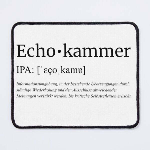 Item preview, Echo chamber - prison of one's own opinion designed and sold by mrsimn.