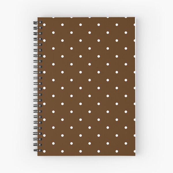 Item preview, Brown and white Polka dot pattern designed and sold by RishabhArts1.