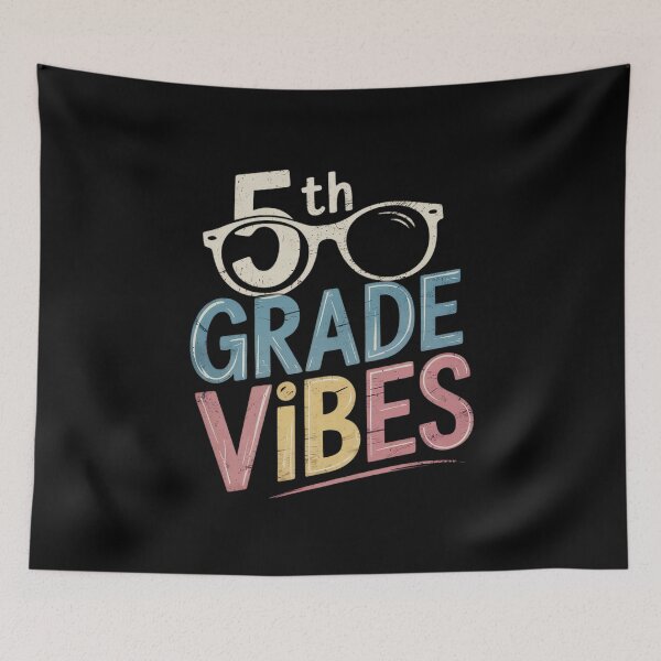 Item preview, Back to School 5th Grade Vibes, First Day Teacher Children 2 designed and sold by joyouartArt.