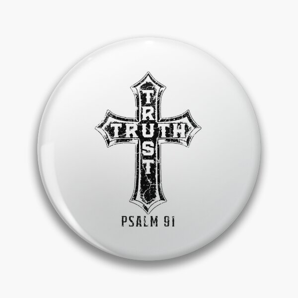 Item preview, Truth & Trust Psalm 91 - Black Colorway designed and sold by SteadfastPrints.