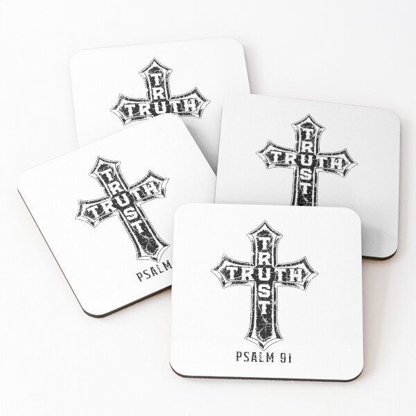Item preview, Truth & Trust Psalm 91 - Black Colorway designed and sold by SteadfastPrints.