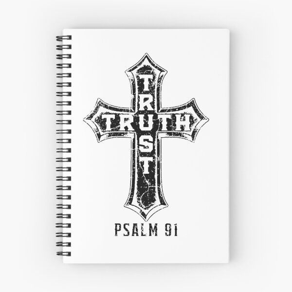 Item preview, Truth & Trust Psalm 91 - Black Colorway designed and sold by SteadfastPrints.