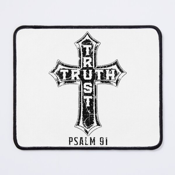 Item preview, Truth & Trust Psalm 91 - Black Colorway designed and sold by SteadfastPrints.