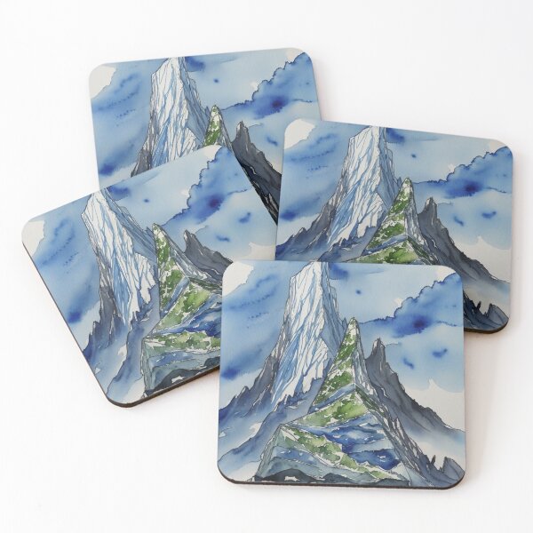 Artikelvorschau, Aquarell-Naturszene aus Glasbergen – Wandkunst entworfen und verkauft von sana designer.