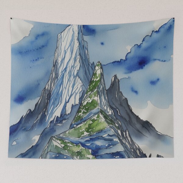Artikelvorschau, Aquarell-Naturszene aus Glasbergen – Wandkunst entworfen und verkauft von sana designer.