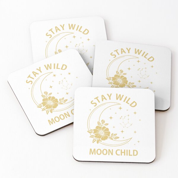 Item preview, Stay Wild Moon Child - Celestial Constellation Gold designed and sold by Pixel&Palette Studio.