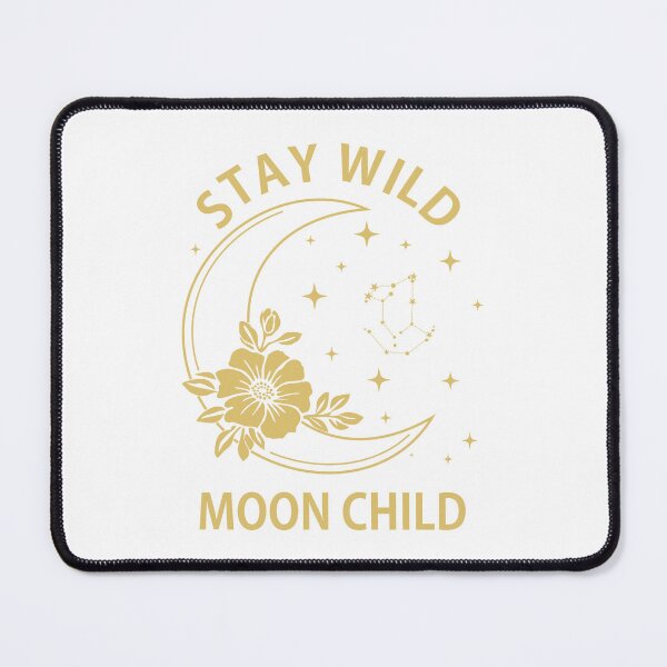 Item preview, Stay Wild Moon Child - Celestial Constellation Gold designed and sold by Pixel&Palette Studio.