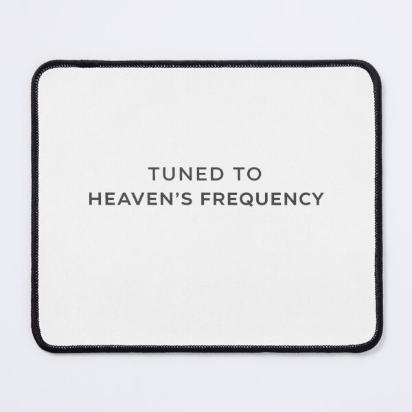 Item preview, Tuned to Heaven’s Frequency – Christian Faith Typography Design designed and sold by astersgraphics.