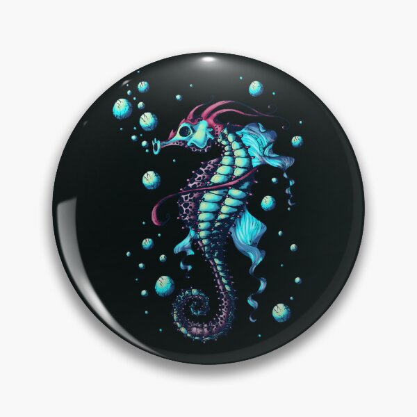 Item preview, Neon Seahorse Ocean Life designed and sold by PolaMaku.