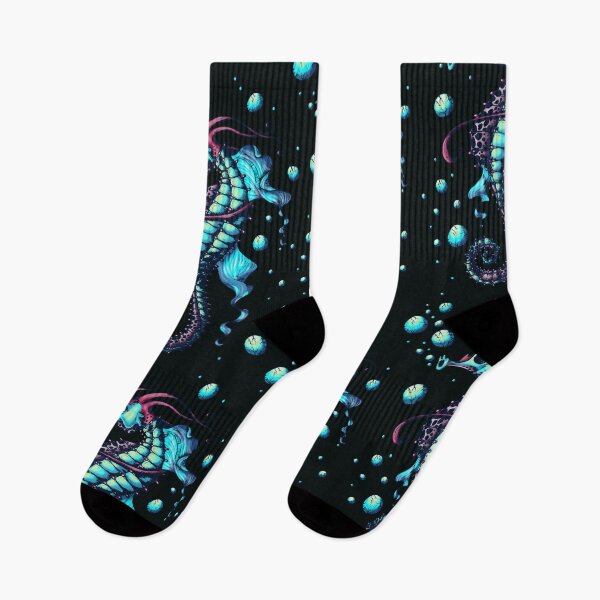 Item preview, Neon Seahorse Ocean Life designed and sold by PolaMaku.
