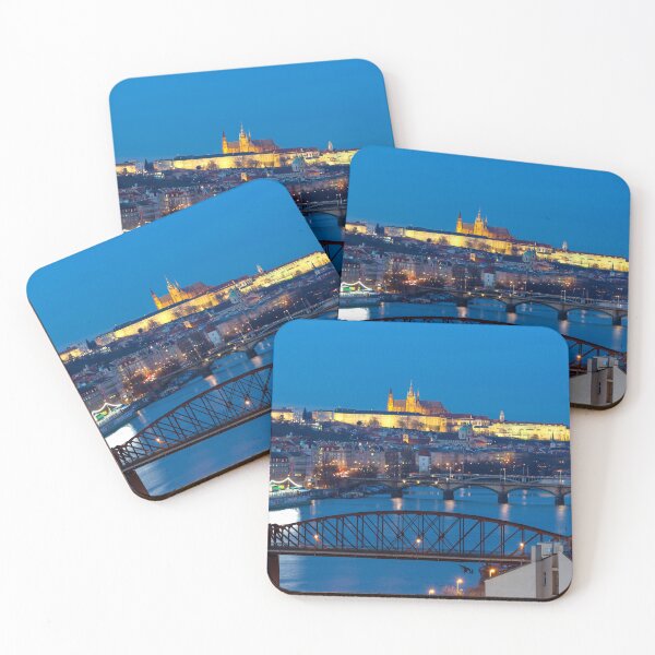 Item preview, Prague city view and Prague castle designed and sold by Sasas Design.