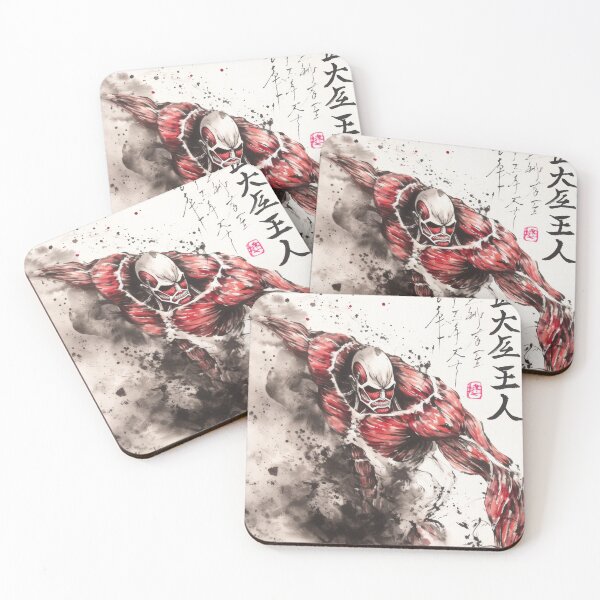 Item preview, Colossal Titan Sumi-e designed and sold by AnimeArsenalPrints.