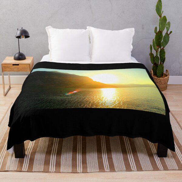 Item preview, Scene from Lecco with sun and promontories designed and sold by Kristina Drozd.